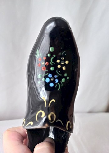Siyah Seramik Topuklu ayakkabı - Görsel 7