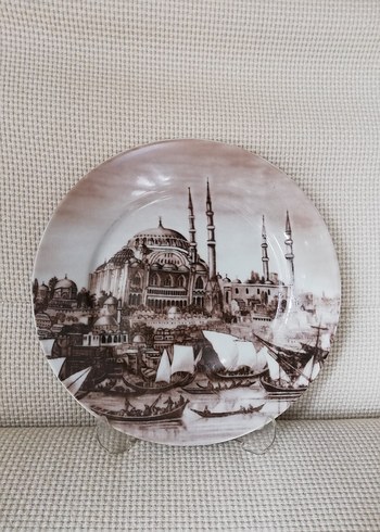 Beden camel Renk Osmanlı Temalı Dekoratif porselen Tabak