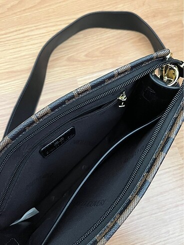 Kahverengi omuz çantası - Görsel 8