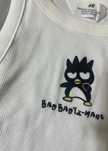 Baskılı Beyaz Kız Çocuk Atlet - Görsel 4