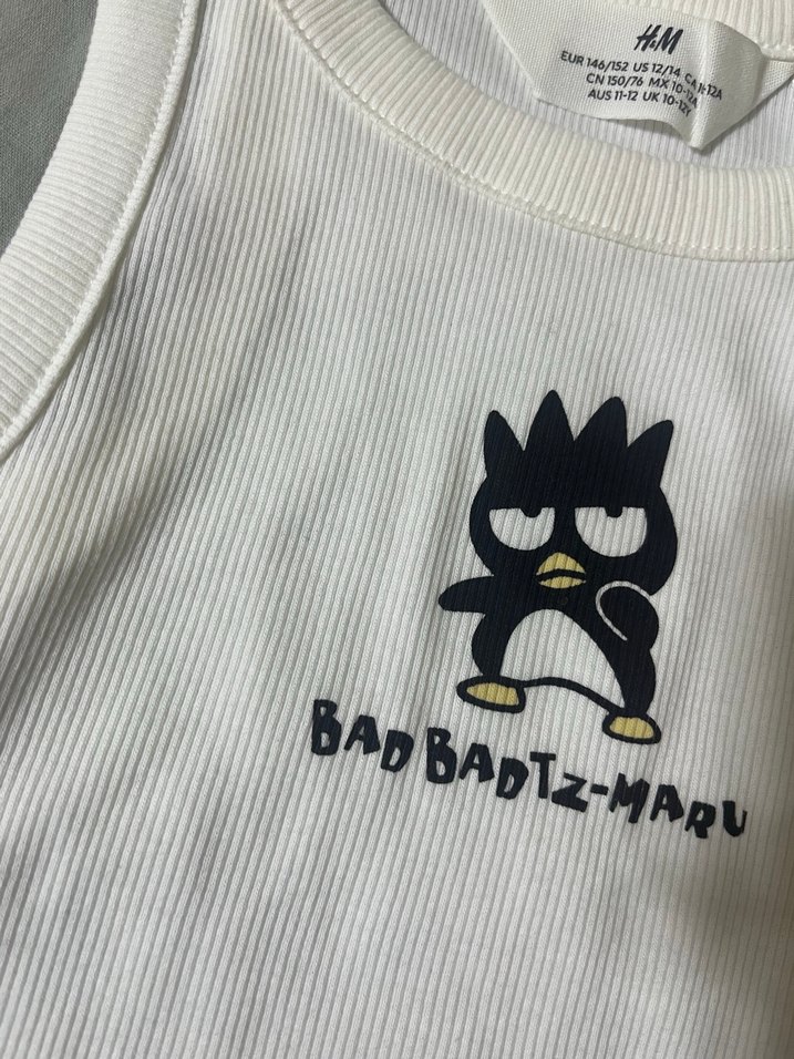 Baskılı Beyaz Kız Çocuk Atlet - Görsel 4