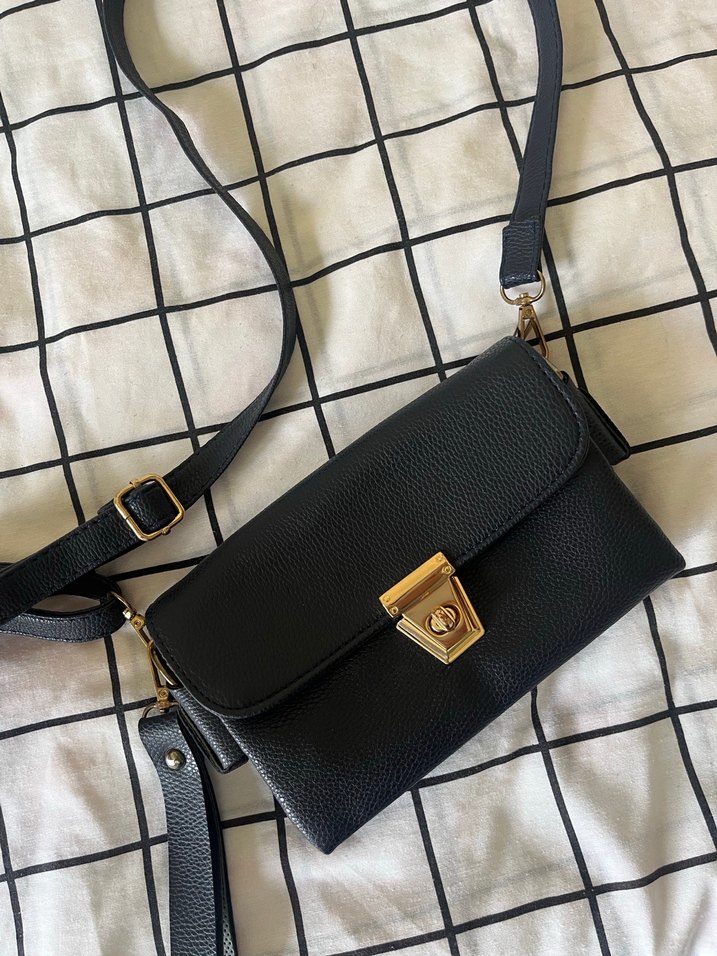 Lacivert kadın omuz çantası - Görsel 2