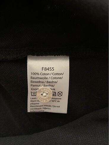 xl Beden siyah Renk Lacoste polo yaka tişört