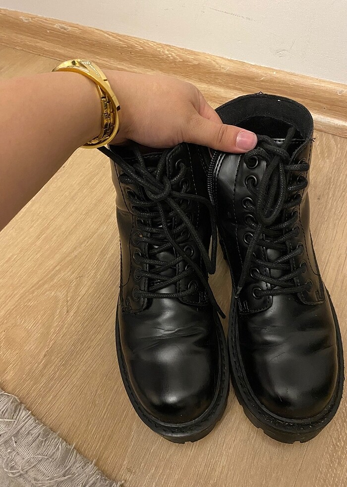 Kadın siyah bot - Görsel 2