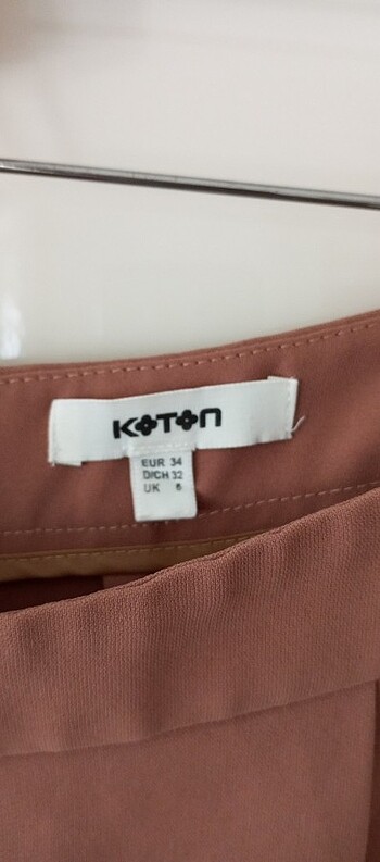 34 Beden kahverengi Renk Koton şört cepli