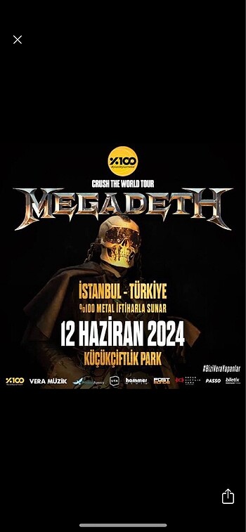 Megadeth 12 Haziran