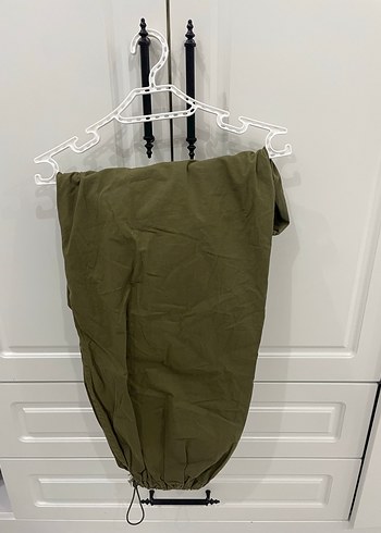 Kadın Haki paraşüt pantolon