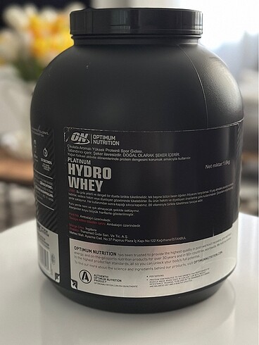 Beden ON Optimum Nutrition Protein Tozu Hydrowhey Çikolata Aromalı 1.6