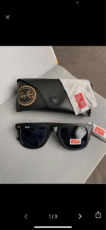 Ray Ban erkek güneş gözlüğü + gözlük kutusu hediye
