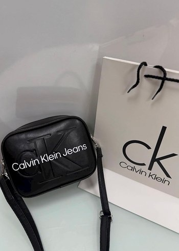 Calvin Klein Siyah Deri Bel Çantası