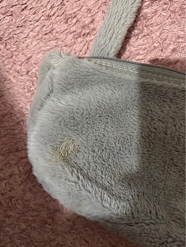 Mango Gri peluş çanta