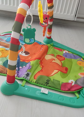  Beden Renk Renkli Bebek Oyun Matı piyanolu oyun halısı