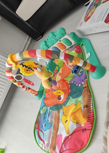  Renkli Bebek Oyun Matı piyanolu oyun halısı