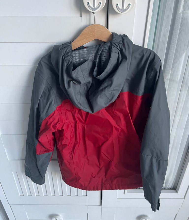 Columbia Erkek Çocuk Kırmızı Gri Yağmurluk - Görsel 2