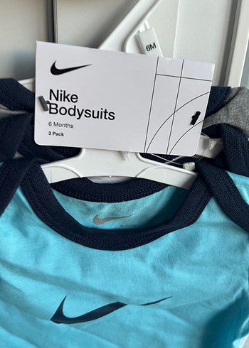 Nike Bebek Kısa Kollu 3lü Bodyler (orijinal) - Görsel 2