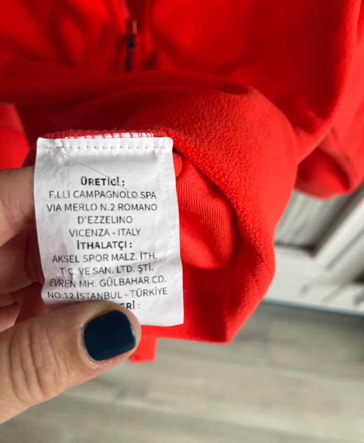 Kırmızı Fermuarlı Yarım Boğazlı Erkek Çocuk Polar - Görsel 3