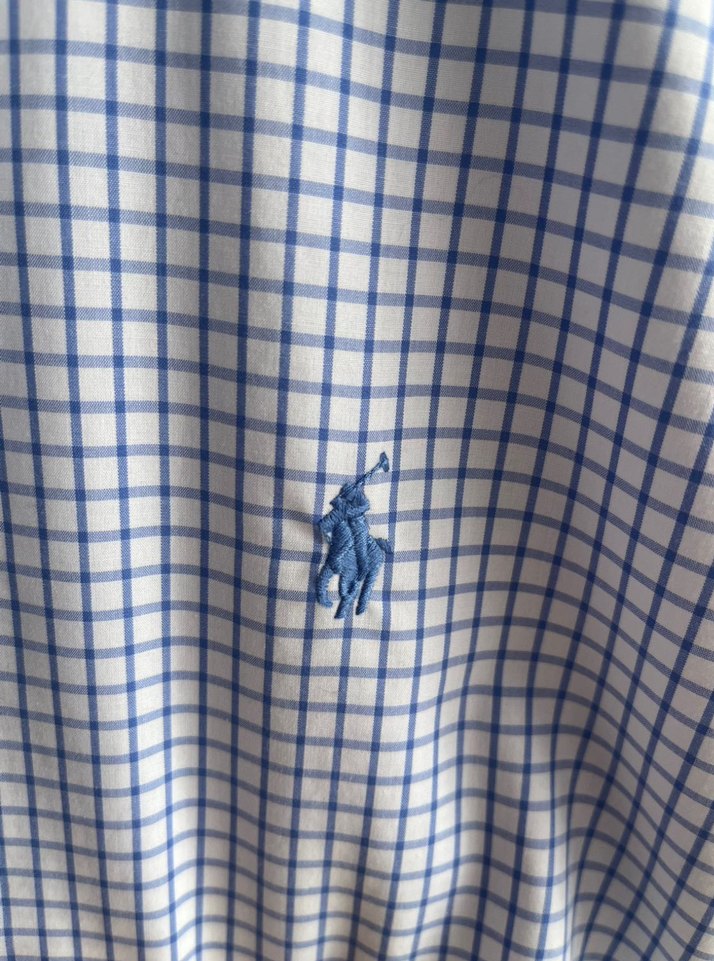 Ralph Lauren Mavi Kareli Uzun Kollu Gömlek - Görsel 3