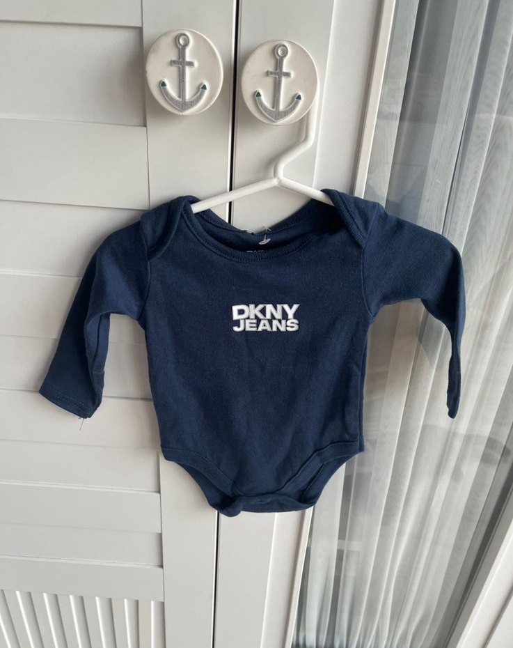 Dkny Uzun Kollu Denim Bebek Body - Görsel 2