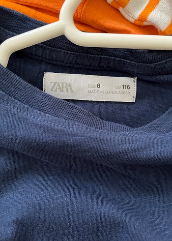 Zara Lacivert Erkek Çocuk Uzun Kollu Tişört