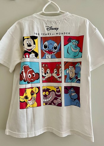 Zara Disney Baskılı Beyaz Tişört