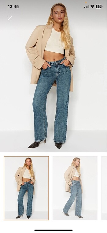 Trendyol & Milla vintage yüksek bel pantolon