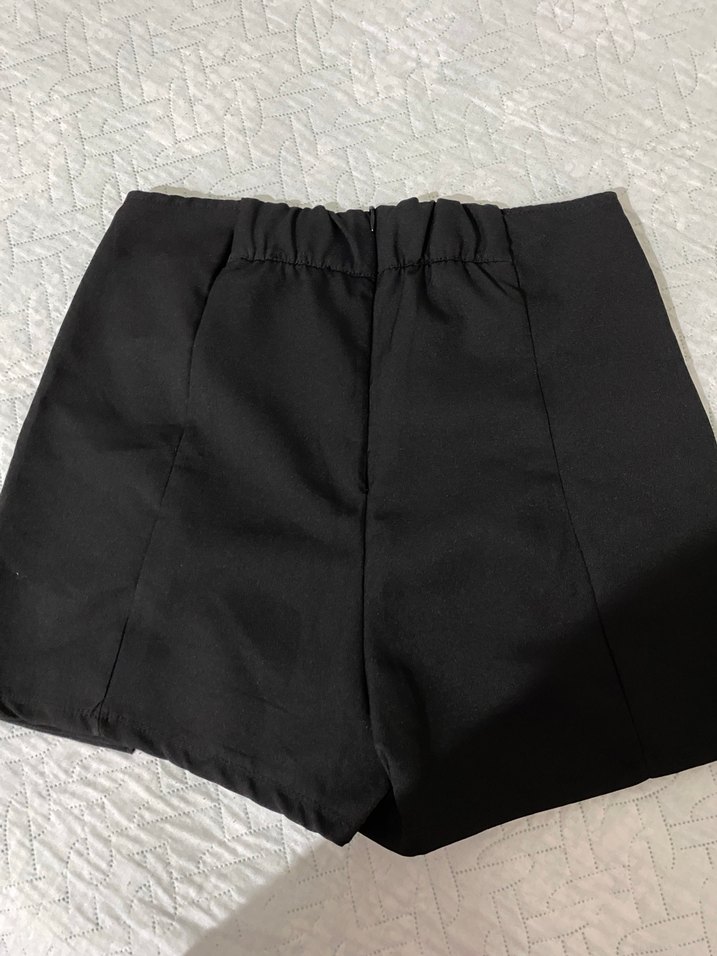 siyah mini şort etek - Görsel 2