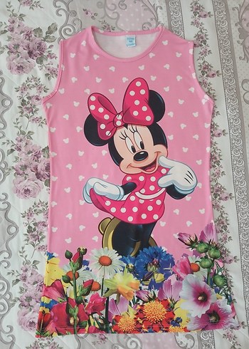  Minnie Mouse Yazlık Elbise 11 12 yaş - Görsel 15