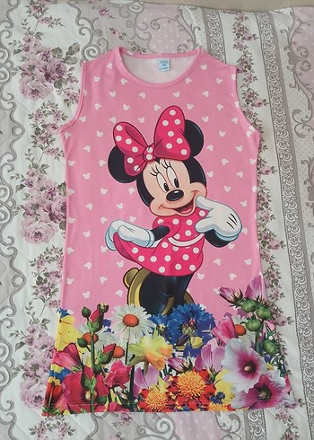  Minnie Mouse Yazlık Elbise 11 12 yaş - Görsel 18