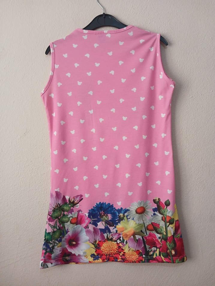  Minnie Mouse Yazlık Elbise 11 12 yaş - Görsel 2