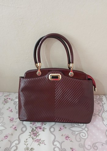  Şık Bordo Exclusive Çanta  Temiz ve Sorunsuz  - Görsel 11
