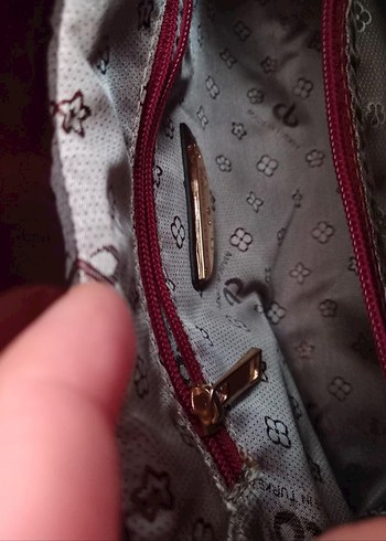  Şık Bordo Exclusive Çanta  Temiz ve Sorunsuz  - Görsel 5