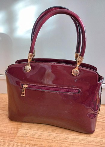  Şık Bordo Exclusive Çanta  Temiz ve Sorunsuz  - Görsel 6
