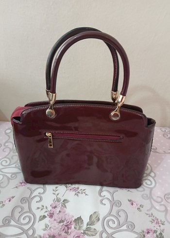  Şık Bordo Exclusive Çanta  Temiz ve Sorunsuz  - Görsel 13