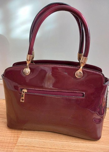  Şık Bordo Exclusive Çanta  Temiz ve Sorunsuz  - Görsel 2
