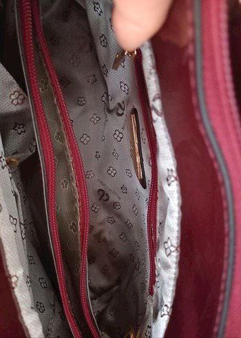  Şık Bordo Exclusive Çanta  Temiz ve Sorunsuz  - Görsel 8