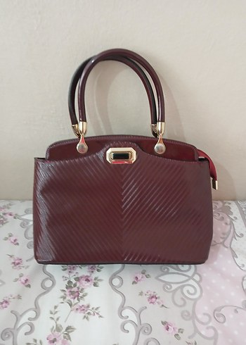  Şık Bordo Exclusive Çanta  Temiz ve Sorunsuz  - Görsel 18