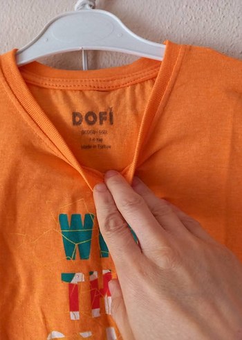 Turuncu Baskılı Erkek Çocuk Takım 7 8 yaş - Görsel 6