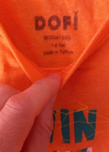 Turuncu Baskılı Erkek Çocuk Takım 7 8 yaş - Görsel 11