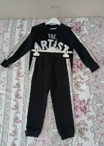 34 Yaş (104 cm) Parlak Pullu 2li Takım  Yeni - Görsel 5