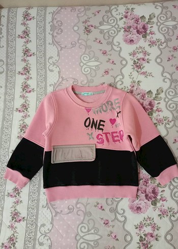 Kız Çocuk Renkli Baskılı Sweatshirt 3 yaş - Görsel 6