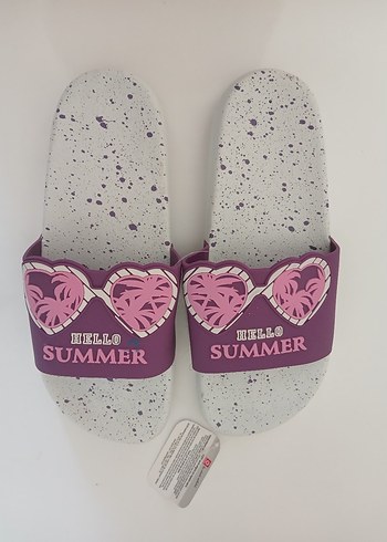 Gezer Kadın Yazlık Terlik  Hello Summer  40 Numara - Görsel 19