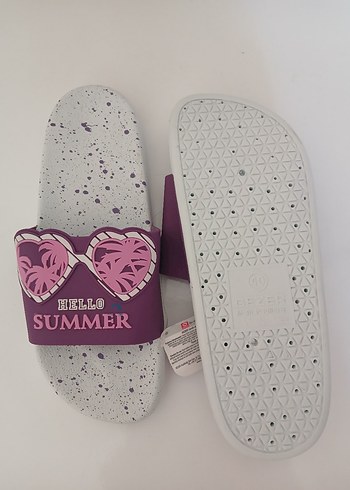 Gezer Kadın Yazlık Terlik  Hello Summer  40 Numara - Görsel 5