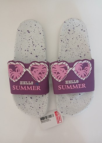 Gezer Kadın Yazlık Terlik  Hello Summer  40 Numara - Görsel 3