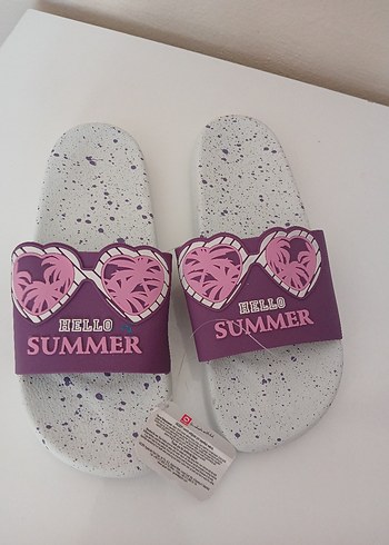 Gezer Kadın Yazlık Terlik  Hello Summer  40 Numara - Görsel 7