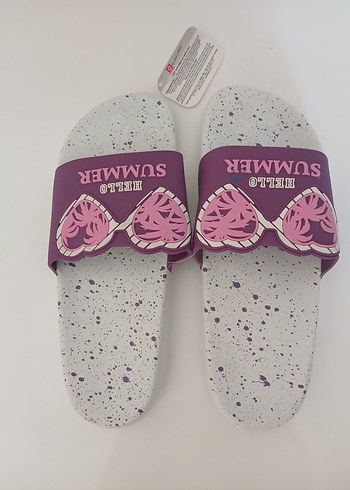 Gezer Kadın Yazlık Terlik  Hello Summer  40 Numara - Görsel 4