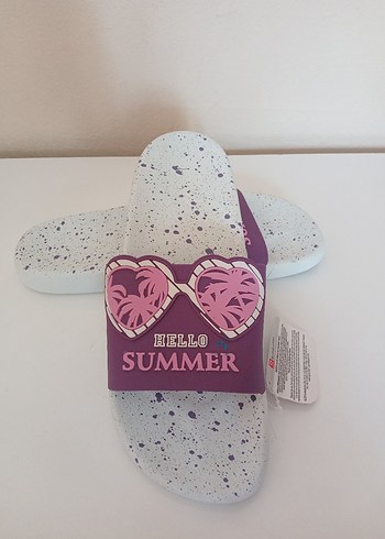 Gezer Kadın Yazlık Terlik  Hello Summer  40 Numara - Görsel 14