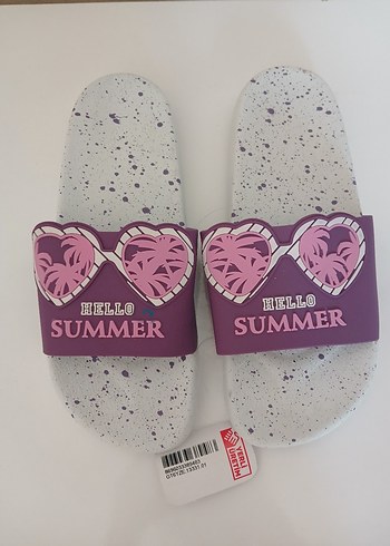 Gezer Kadın Yazlık Terlik  Hello Summer  40 Numara - Görsel 2