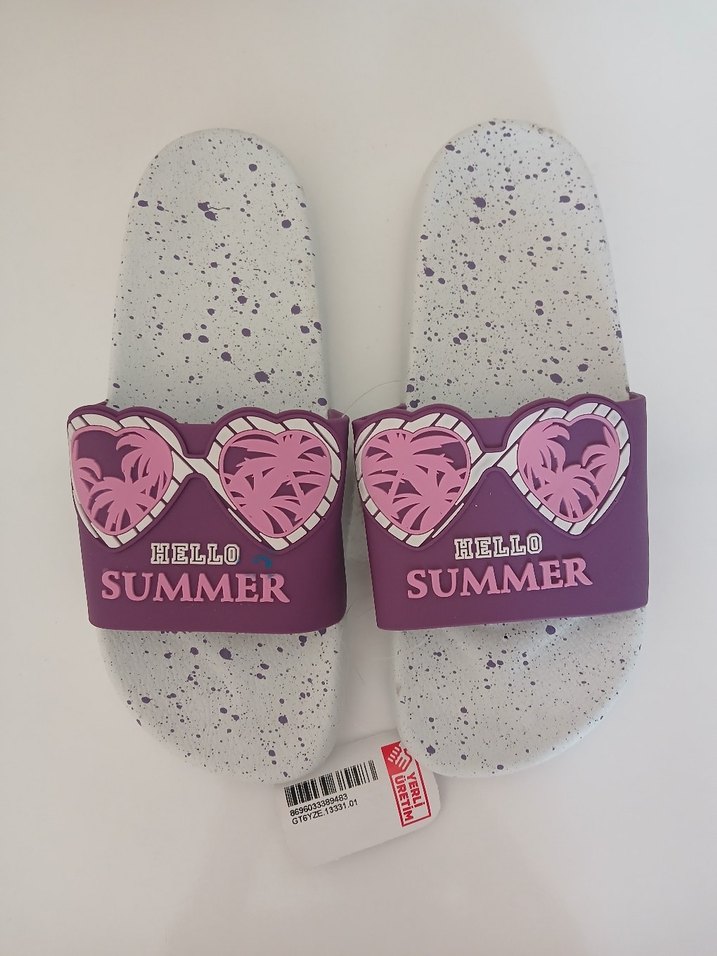 Gezer Kadın Yazlık Terlik  Hello Summer  40 Numara - Görsel 3