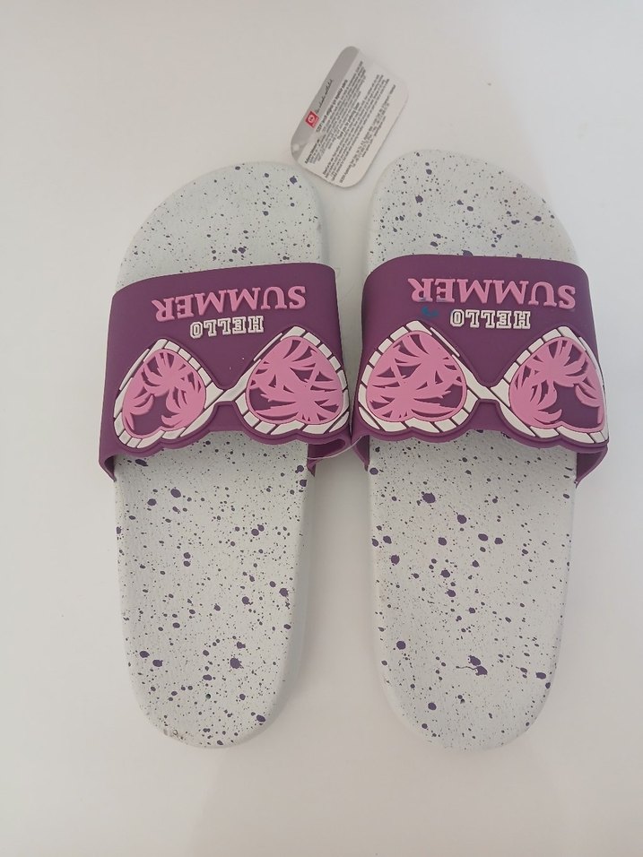 Gezer Kadın Yazlık Terlik  Hello Summer  40 Numara - Görsel 4
