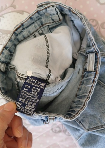 Şık ve Rahat Çocuk Kot Etek  Sercino 9-10 Yaş (134 cm) - Görsel 12